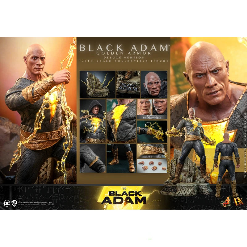 In Stock 100% Original HotToys DX29 DX30 DX31 Black Adam 1/6 Soldier Animation Action Figure Toys Gift Model Collection Hobby