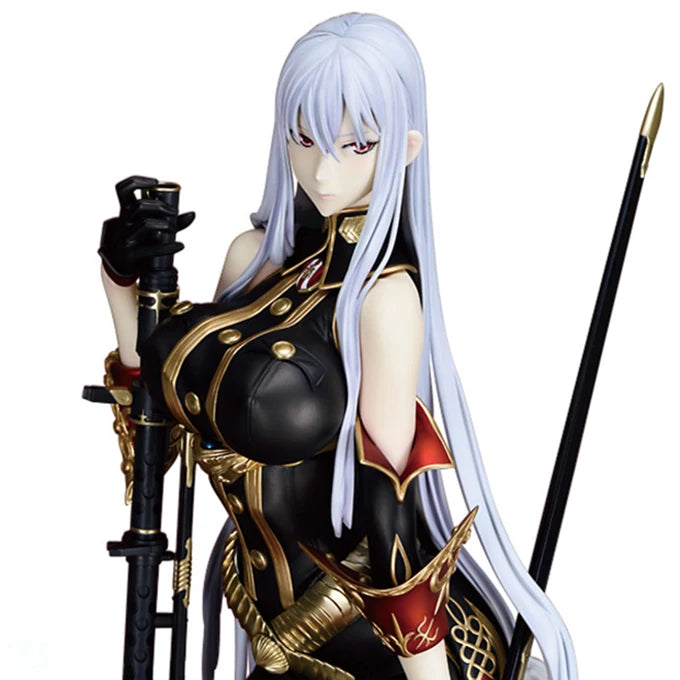 45CM 1/4 Anime Selvaria Bles Kit kawaii Resin GK DIY White Assembly GK Model Statue Toys doll Collection Gifts