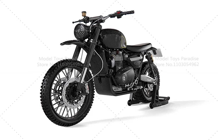 CORGI CC08401 1/12 Scale Retro Simulation Alloy Racing Motorcycle Die Casting Model Fit 6Inch Spy Soldier Action Figure Body