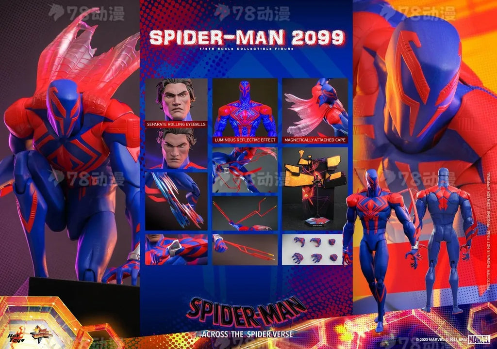 In Stock HT MMS711 Movie Series Spider-Man: Across The Spider-Verse 2099 1/6 Action Figure Model Collectible Gift