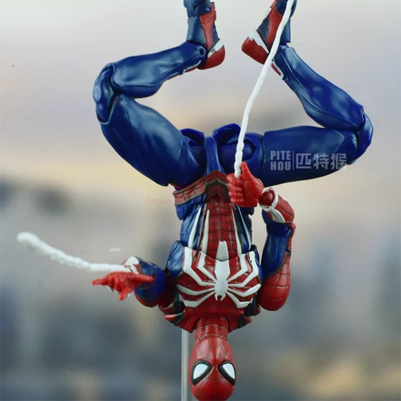 Spider Man Upgrade Suit Ps4 Game Edition Spiderman Action Figure Collectable Model Toy