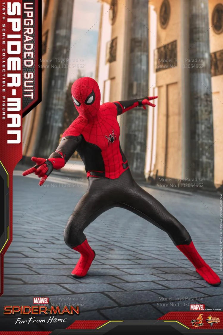 Original HOTTOYS MMS542 1/6 Collectible Toys Spider-Man Far From Home Super Hero Soldier 12'' Action Figure Model Fans Gifts