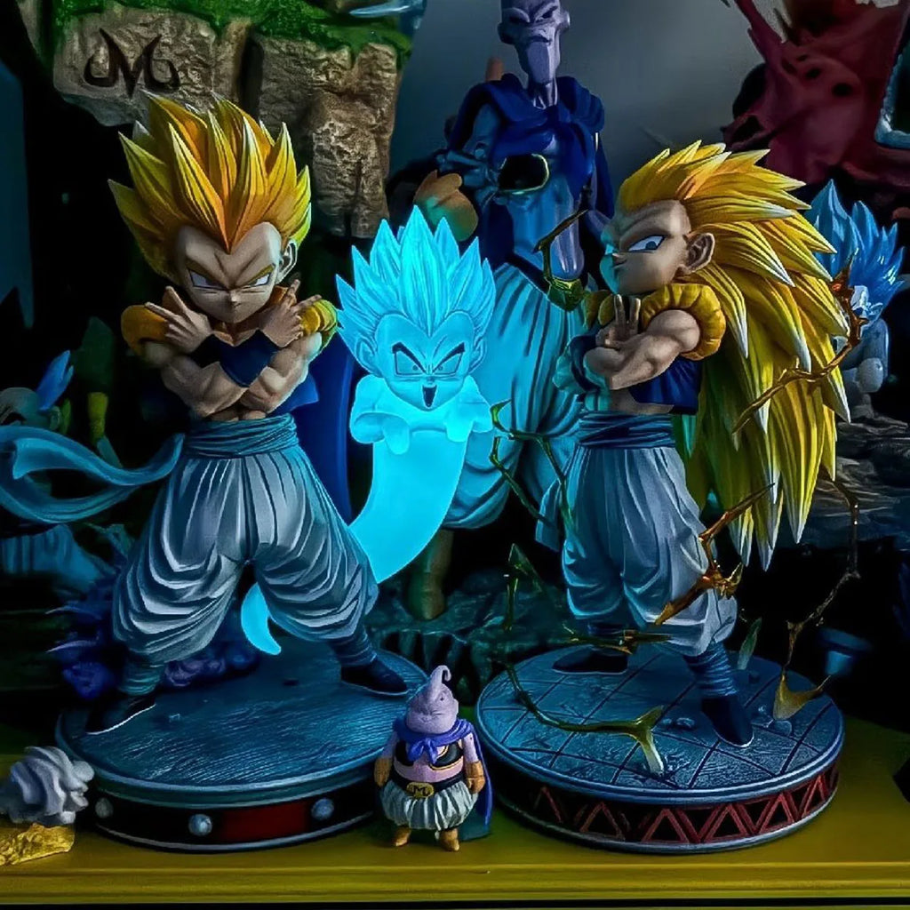 Dragon Ball Z Figuren Super Saiyajin Gotenks Anime Figur Ghost Squad Modell Statue Puppe Sammlung Dekoration Kinder Spielzeug Geschenk