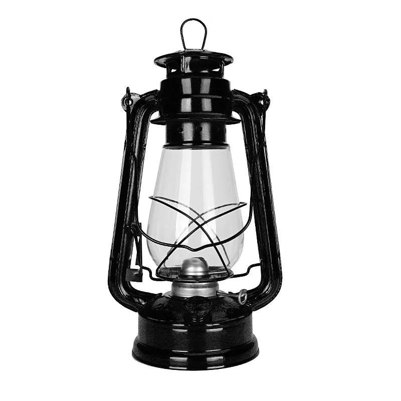 31cm retro kerosene lamp horse lamp Mediterranean style retro decorative lamp camping lamp hanging lamp bronze color