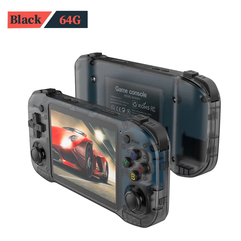 R46H Retro Handheld Console Classic Game 4.2 inch HD IPS Screen Portable Video Player MAX 128G 29K Game R36H R36S