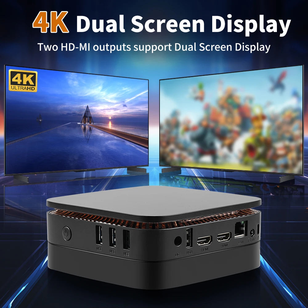 Retro Game Console Mini PC With 52000 Games 4K HD Windows 11 Pro For PS3/XBOX/PS2/PS1/WII/Sega Saturn/NES Portable Game Player