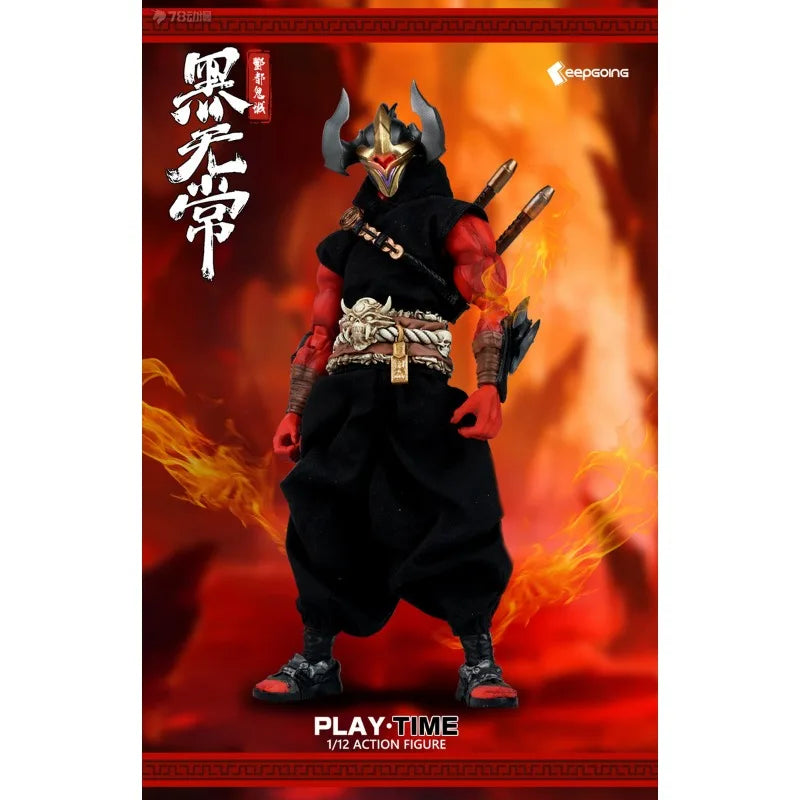 In Stock KEEPGOING Original Ghosts Series Black and White Impermanence Action Figure Model Toys Collectible Model Gifts for Boys