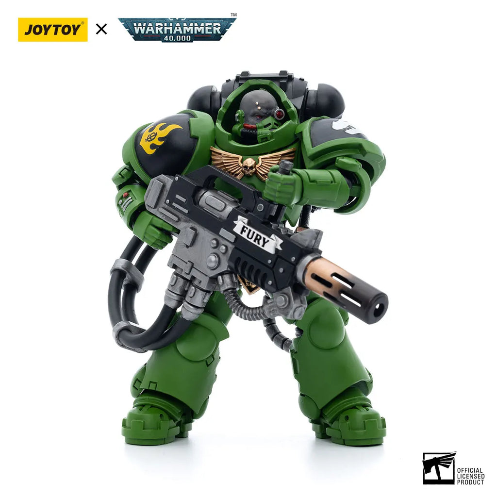 Pre-Order] JOYTOY Warhammer 40K Salamanders  Captain Adrax Agatone Eradicators Brother T'Kren Sergeant Bragar Action Figure Toys