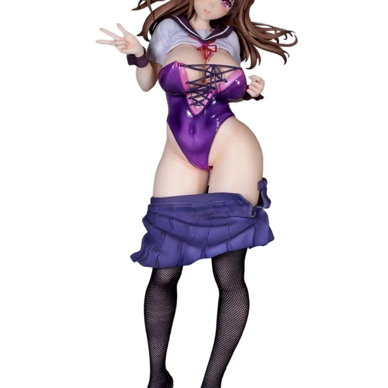 New Kuzuhara Usagi Bunny Girl Figure PVC Black Stockings Pleated Skirt High-Detail Action Figure Model Collectible Toys Gifts