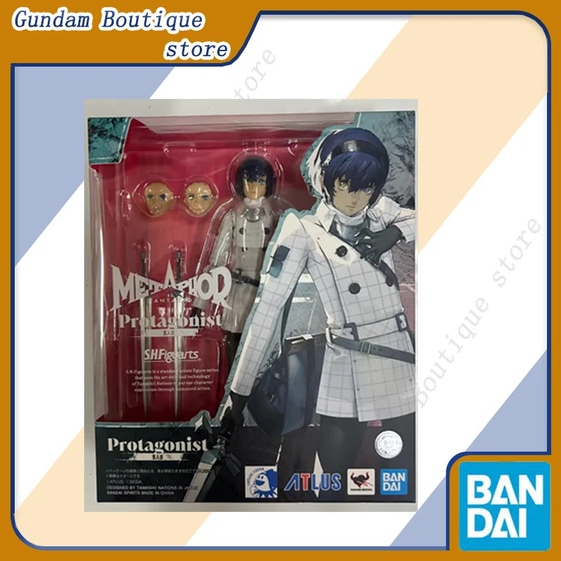Bandai Genuine SHF PROTAGONIST METAPHOR Anime Action Figure Collectible Joint Mobility Model Toys Ornaments Gift Children Kid