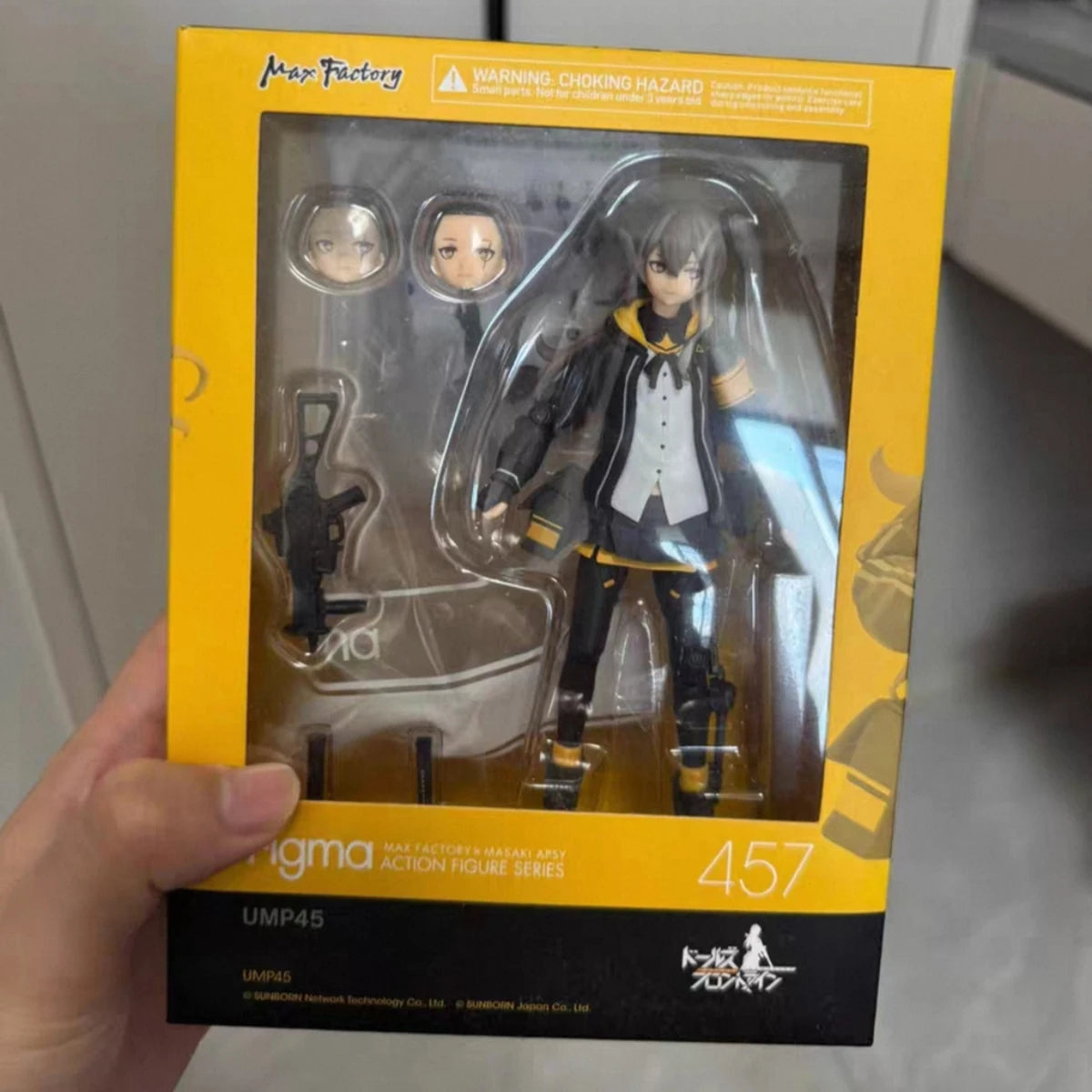 Original Genuine Max Factory Action/Dolls Figma (#457) Girls' Frontline UMP45 H=135mm Game Character Action Figure Decoration