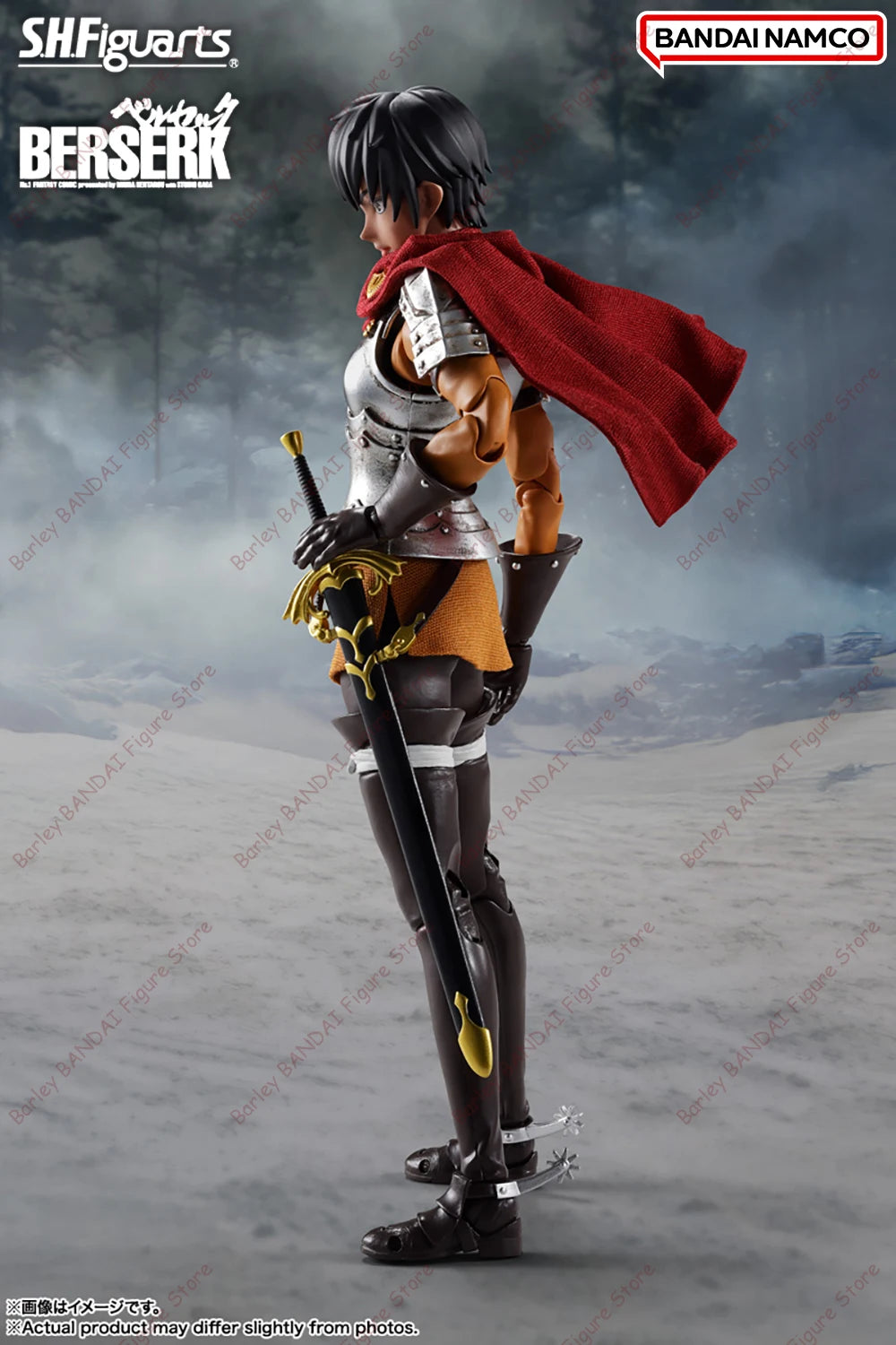 In Stock BANDAI Berserk S.H.Figuarts Casca Caska The Band of The Hawk Anime Action Figures Collection Model Toys Gifts For Kids