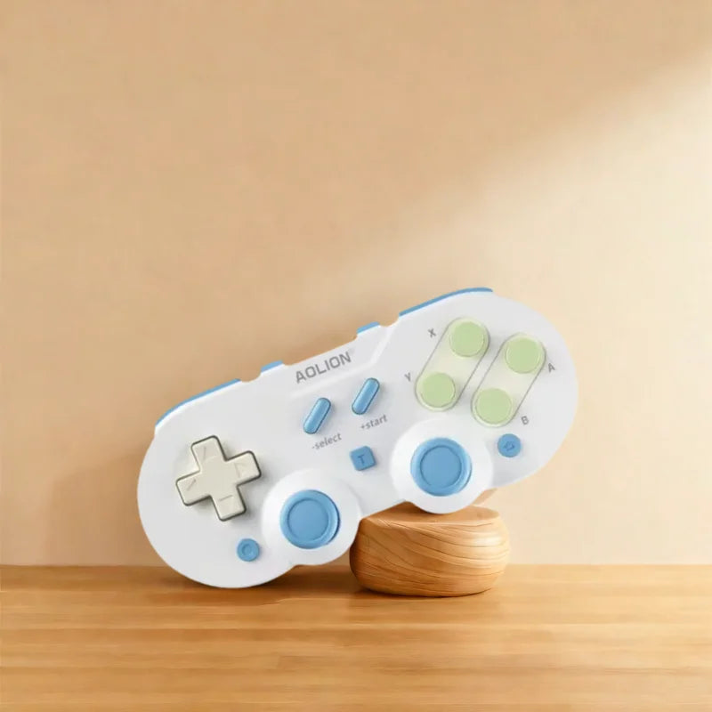 Aolion Wireless Retro Mini Game Controller Joypad Hall Effect Joystick For Switch Gamepad For PC Windows For NS Game Accessories