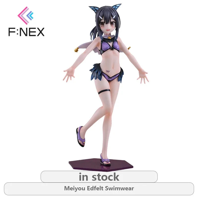 F:NEX Original Magical Girl Illya Swimsuit Series Ilyasfel Von Einz Beren\Meiyou Edfeldt Not Movable Figure Statue Model Toys