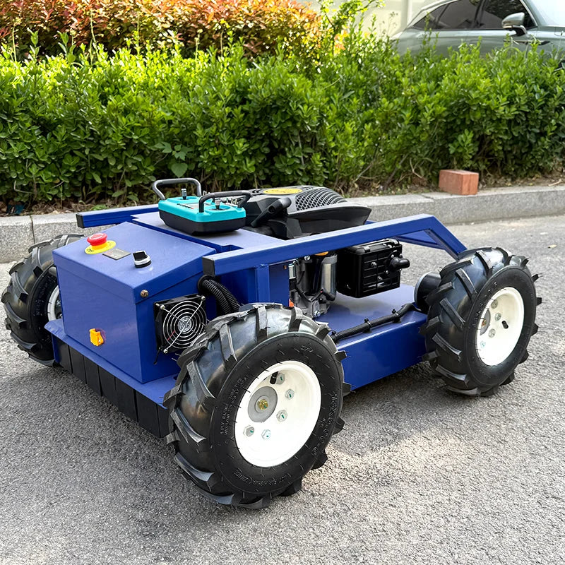 CustomizedRemote Control Lawn Mower Brush Cutter Engine Lawn Mower Caterpillar Lawn Mower