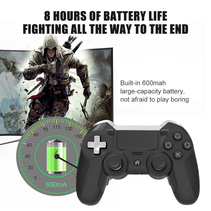 PS4 Gamepad Bluetooth-Compatible PS4 Controller Wireless Bluetooth Gamepad Game Controller For PC PS4 Game Console