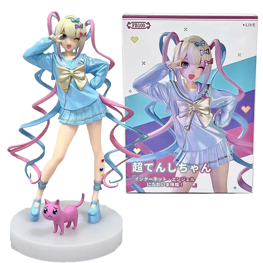 HOT! Aixlan NEEDY GIRL OVERDOSE Figure Rain KAnge PVC Action Figure Amine Adult Anime Girl Statue Collectible Figurine Toys Gift