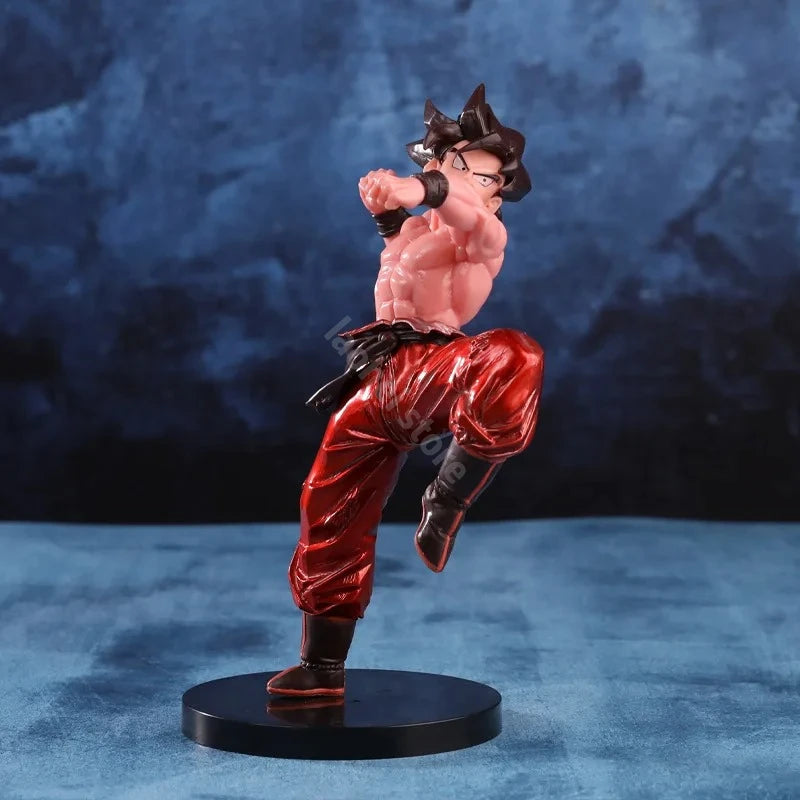 Dragon Ball Z Blood of Saiyan BOS SP10 Kaiwang Fist Son Goku Action Figure PVC Collection Model Classic Ornaments Toy Gift