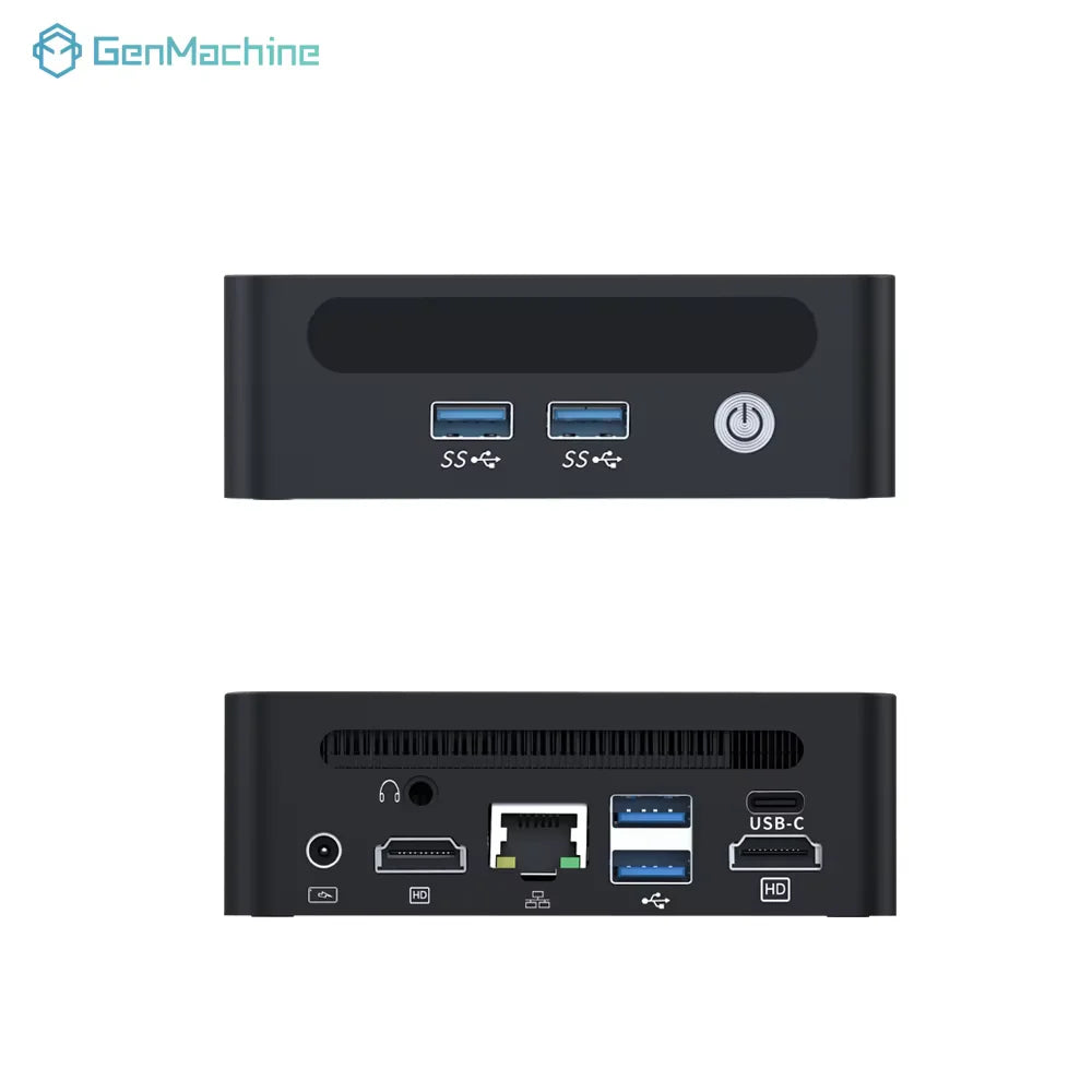 GenMachine Mini PC Windows 11 Ryzen 4500U 4600H 4700U 4800H 5500U 5600H ES DDR4 3200mhz WiFi6 diy gaming computer gaming pc