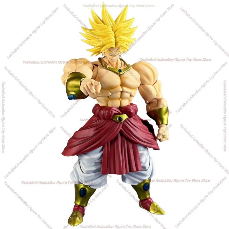 ZT Studio Ancient Warrior Broly Green Yellow Long Hair 1/12 Action Figure Anime Character Figure Collection