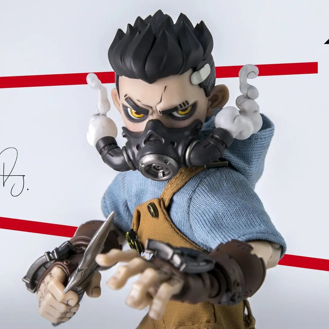 Pre-Sale D_one Studio Rage-Zboys Series Tooth Boy Yazai 1/12 Scale Collectible Action Figure Toy Model For Adults