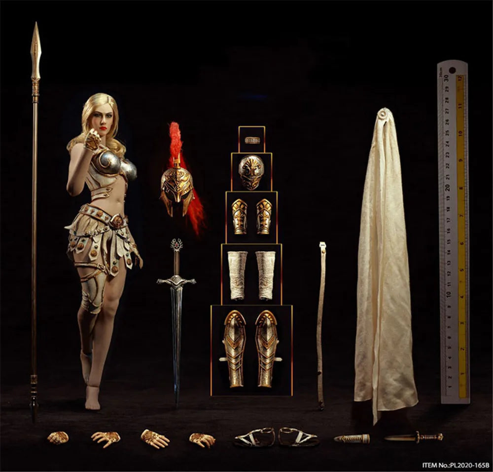 Tbleague Pl2020-165 1/6 Female Spartan Commander Marshal Medieval Retro Style Beautiful Warrior 12" Action Figure Model