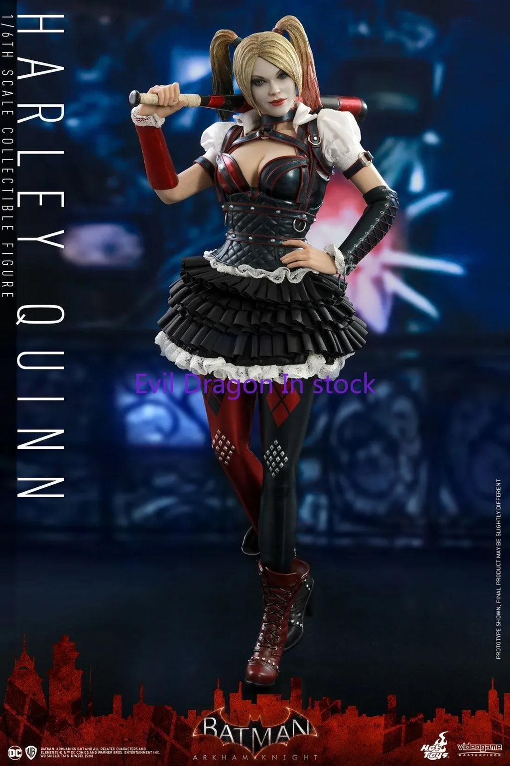 In Stock Hottoys Ht 1/6 Vgm41 Harley Quinn, Queen, Batman, Arkham Knight Action Figure Toy Collection Gift