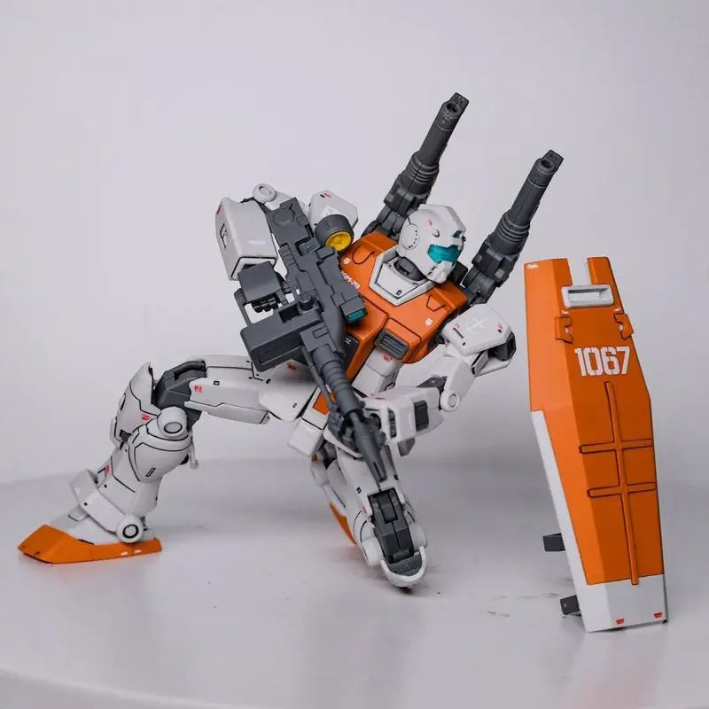 GTO Morocco GM RGM-79  HG 1/144 Repair Double Cannon Advanced Version Assemble The Model Action Figures Decorative Toy Gift