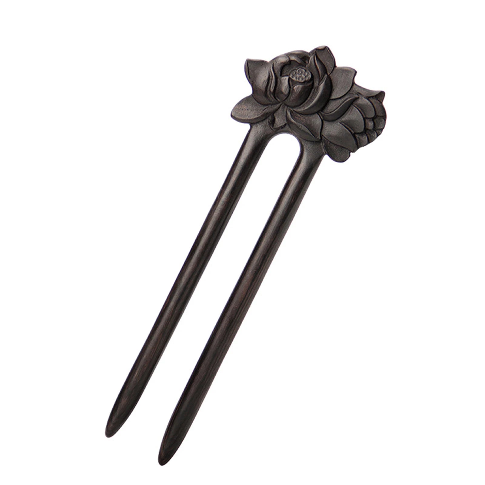 Chinese Style U shaped Hairpin Handmade French Hairpin Two Prong Hair Clip for Hair DIY Accessory Hair Styling