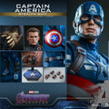 Genuine Marvel Avengers 4 Captain America Undercover Suit Handmade Collection Action Figure Authentic Ht Mms607 Ornament Toy