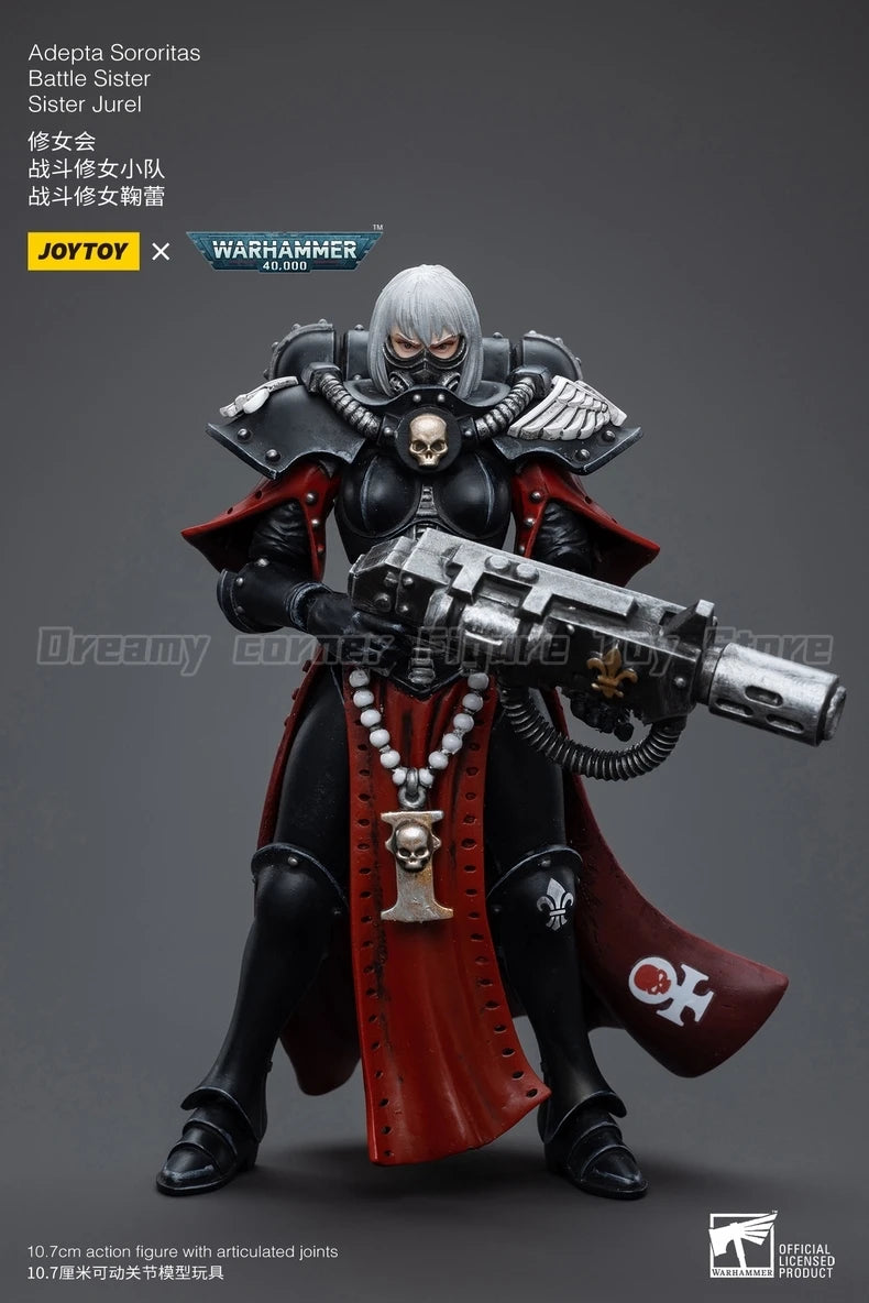 【In Stock】JOYTOY Warhammer 40K Adepta Sororitas Battle Sister 5PCS 1/18 Action Figure Model Toys