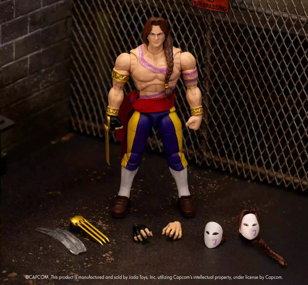 New In Stock Original Jada Toys 1/12 Street Fighter 4 Wave Baroque Sagat Blanca Action Figure Model Toy Ornament Holiday Gifts