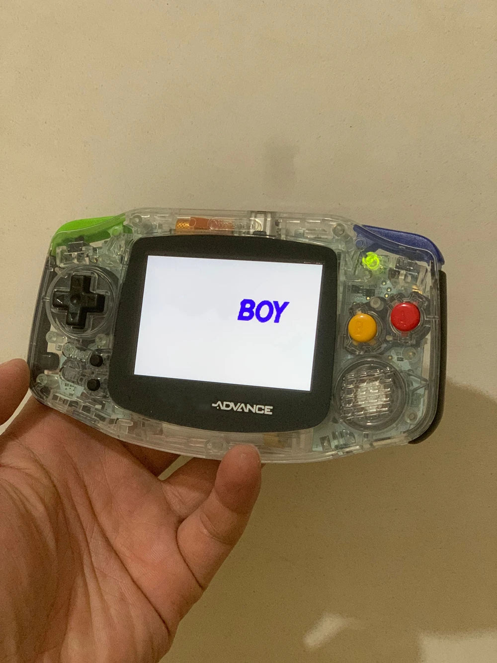 GBA Handheld Gaming Console Highlight IPS Screen Display and A Brand New Controller Housing for Nintendo  GAME BOY ADVANCE/GBA