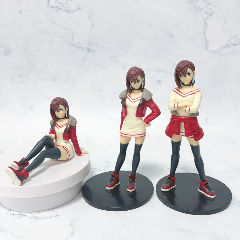Supernatural Armed Daring Party "Dang Da Dang"-Ayase Momoko in casual clothes, sitting posture noodle press figure, car ornament