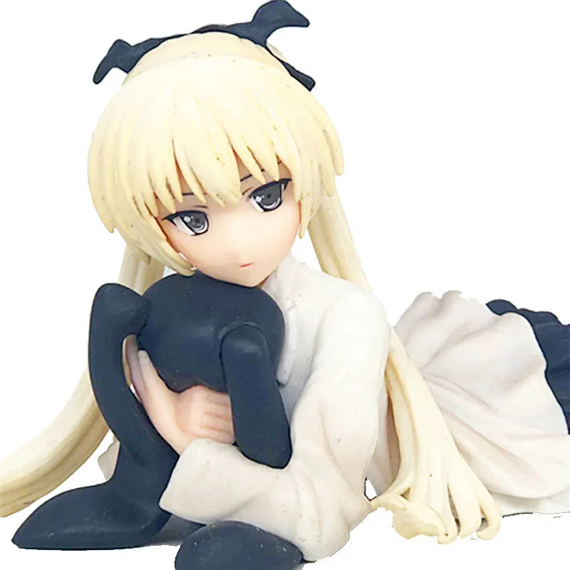 Cross-Border Fate  Figure Prostrate Posture Car Mounted Spring Wild  Hollow Sister Anime Collectible Statues Adult Toys