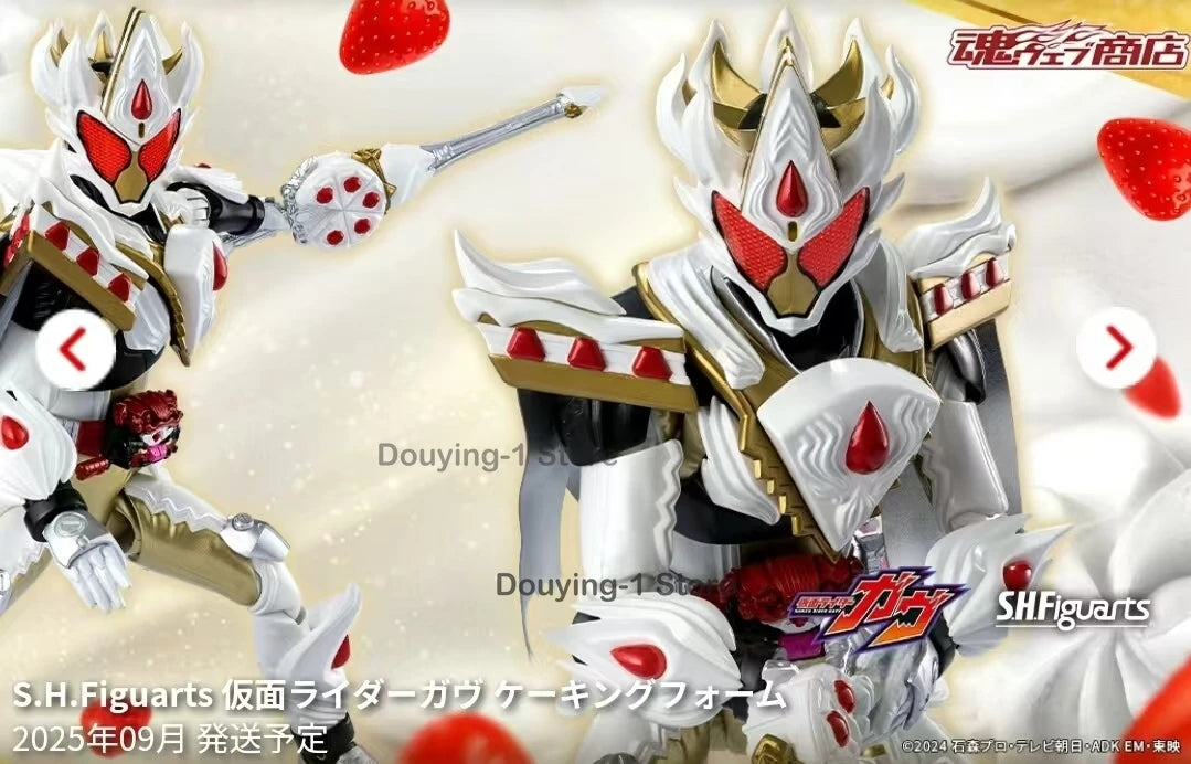 In Stock Bandai SHF KAMEN RIDER GAVV Caking Form Anime Action Collection Figures Model Toys PVC Gift