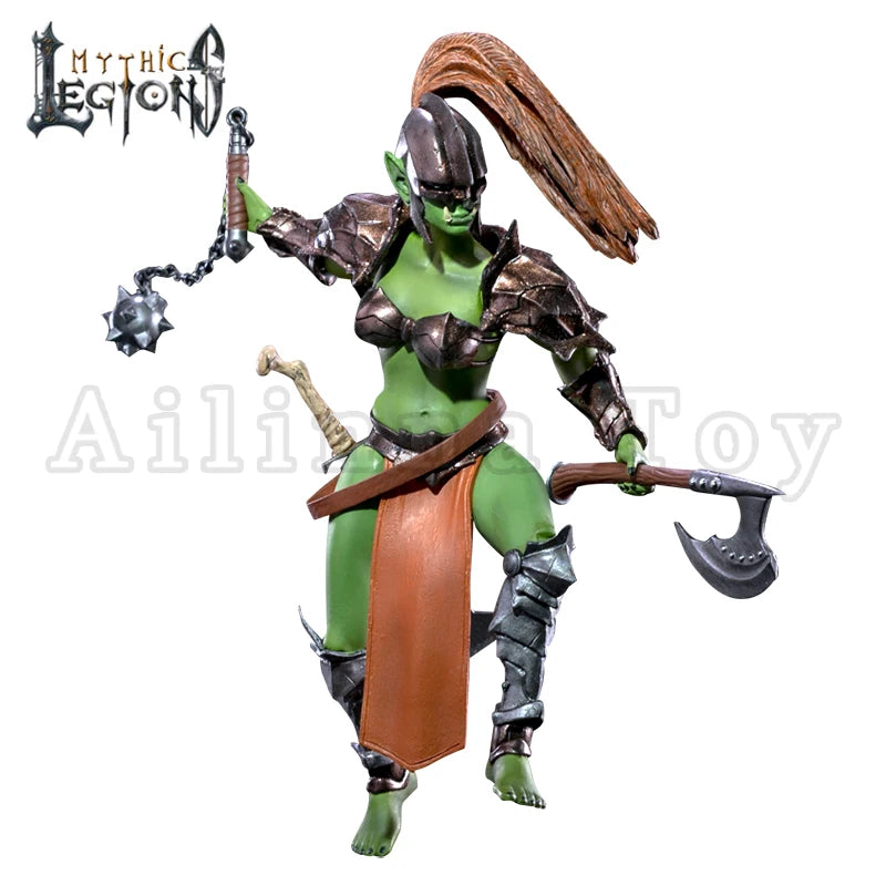 Four Horsemen Studio Mythic Legions 1/12 6inches Action Figure Deluxe Female Orc Builder Ver 2.0 Anime Model Toy