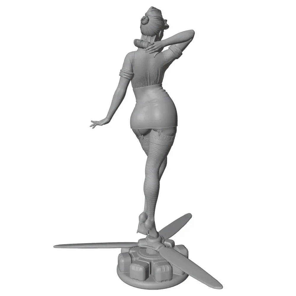 1/24/18 scale resin figurine character model, high-fidelity model action figure, not painted, perfect for gaming and collection