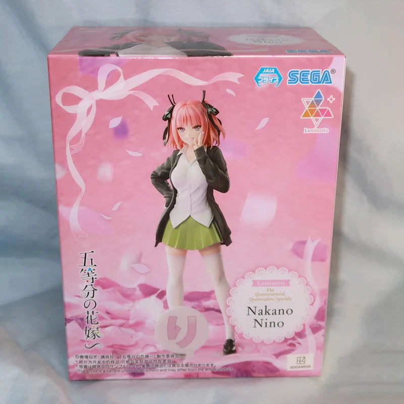 SEGA Luminasta The Quintessential Quintuplets Nakano Ichika Nino Miku Yotsuba Itsuki PVC 20CM Anime Action Figures Model Toy
