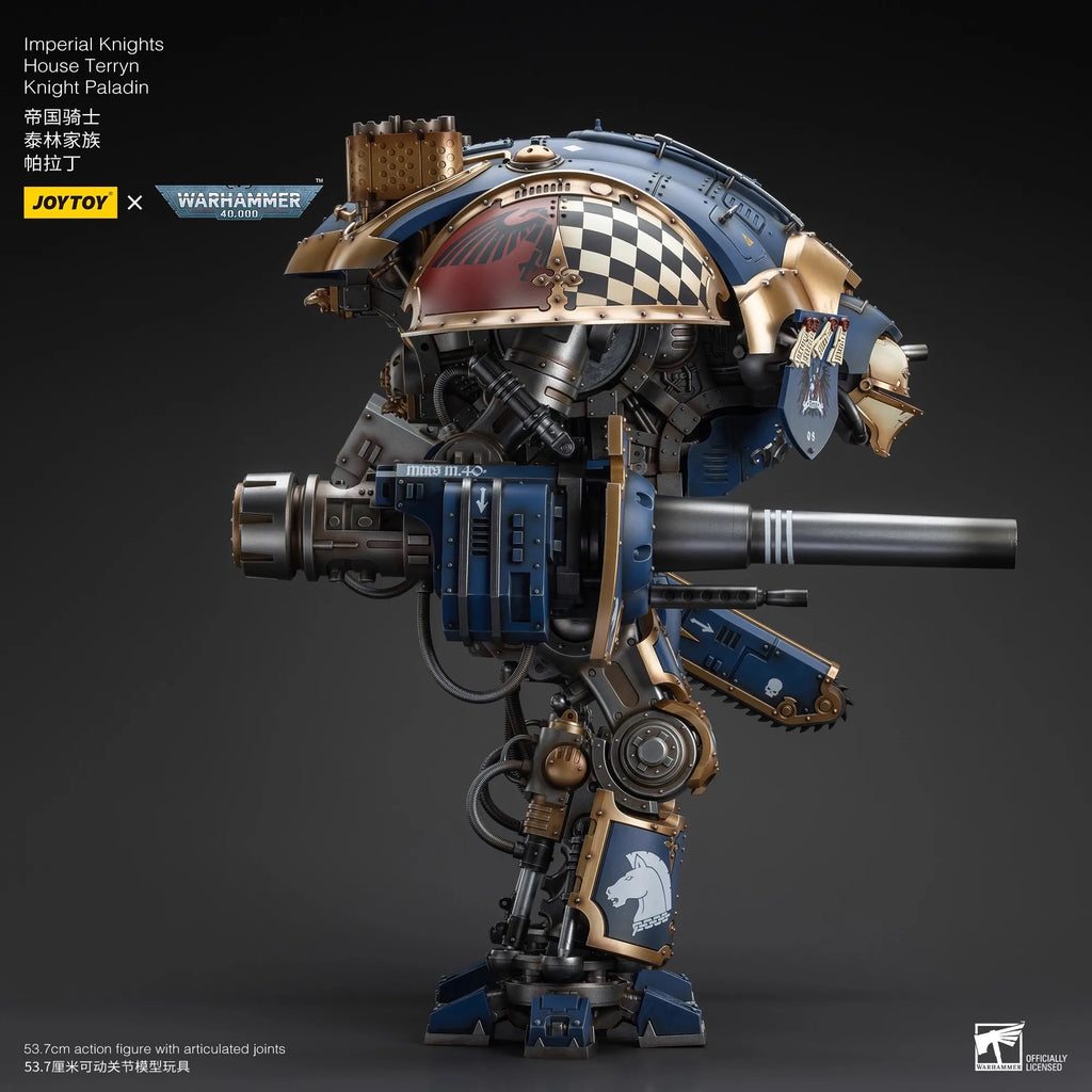 JOYTOY Warhammer 40K 1/18 Imperial Knights House Terryn Knight Paladin Figurine Model Toy Doll for Collection