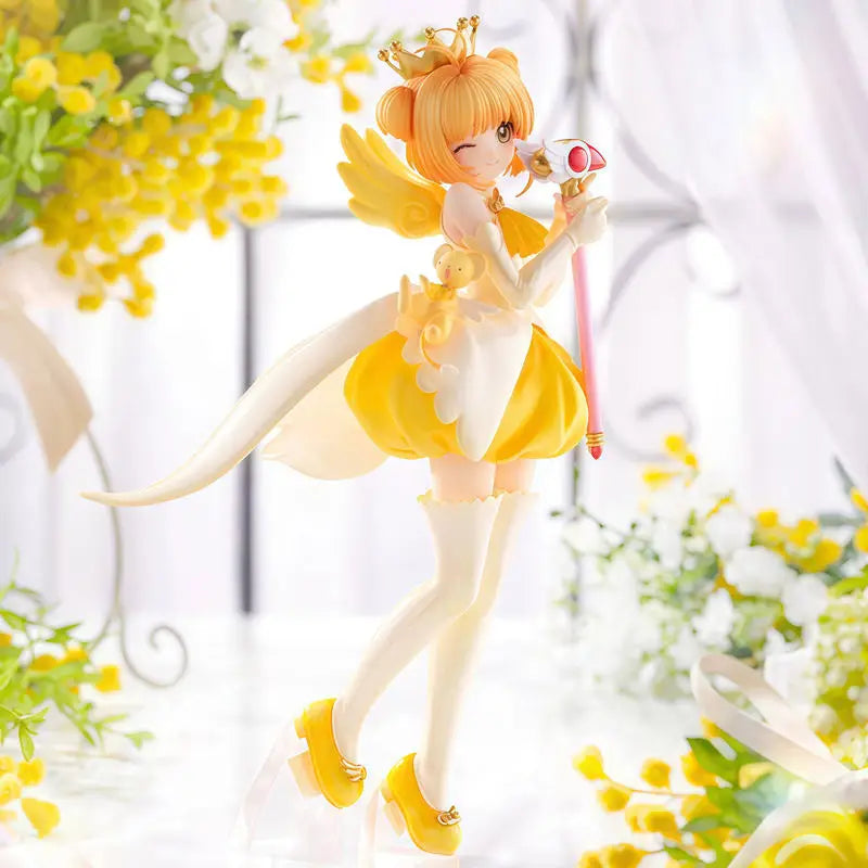 Anime Cardcaptor Sakura Gk Kinomoto Sakura 2nd Figure Cute Magical Girl Collectible Model Desk Decor Ornament Kids Doll Toy Gift