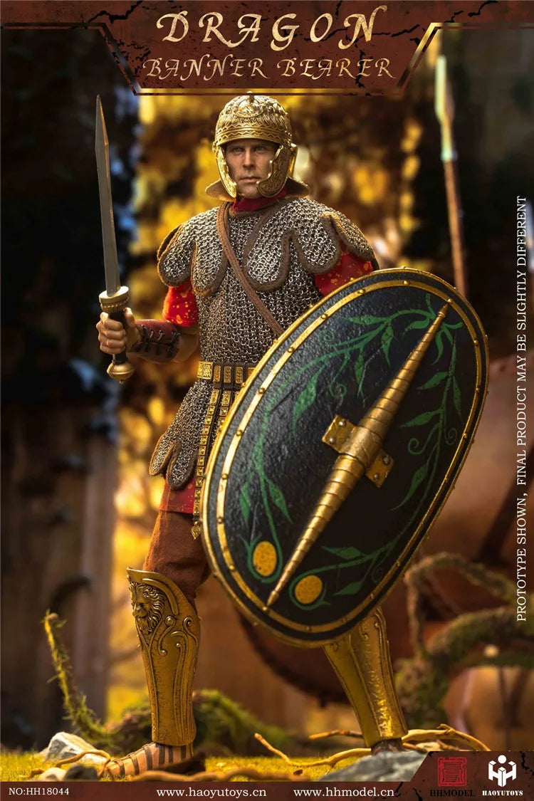 HHMODEL x HAOYUTOYS HH18044 1/6 Empire Series Dragon Flag Bearer Model Toy Full Set 12 Inch Action Figures For Fans Collection