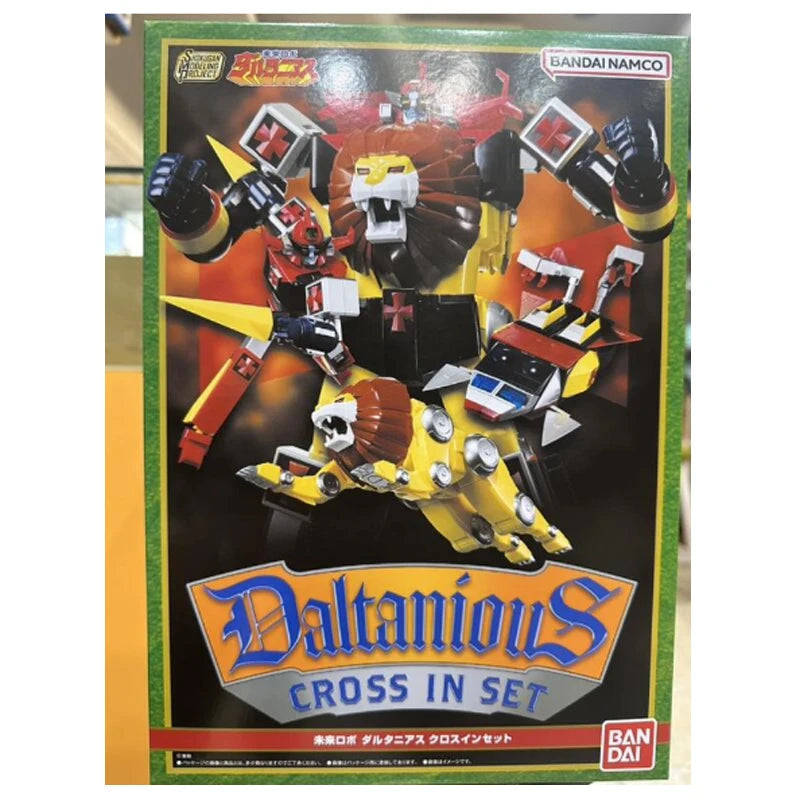 Bandai Genuine SMP SHOKUGAN Future Robot Daltamous CROSS IN SET Anime Action Figure Collectible Assembly Model Toy Gift Children