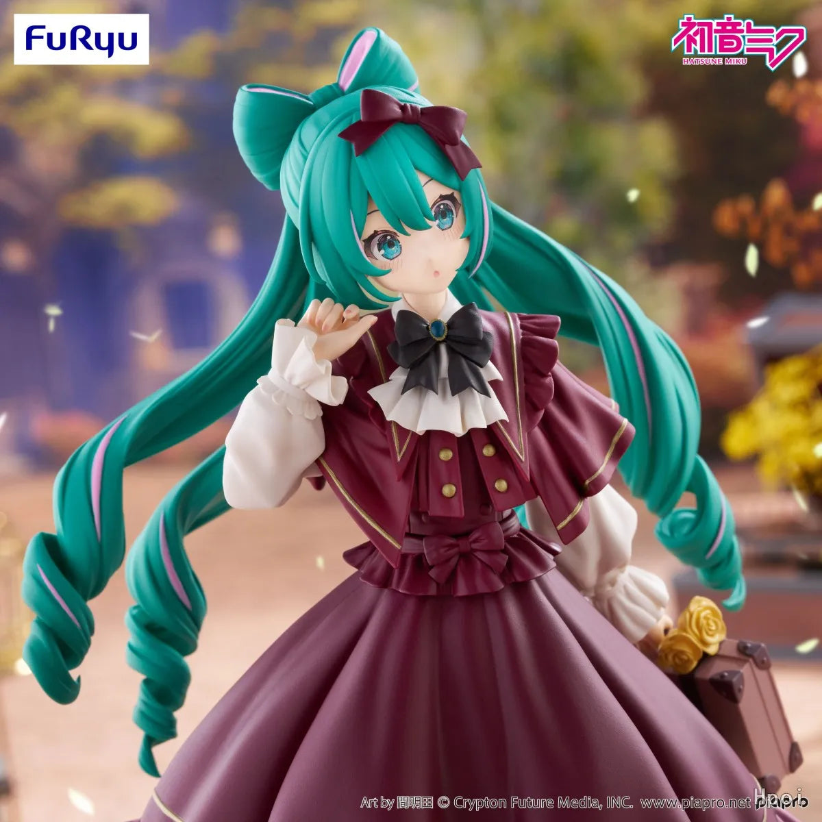 In Stock Original FuRyu Trio-Try-iT Piapro Hatsune Miku 19cm Classical Retro Anime Statue Figure Collection Dolls