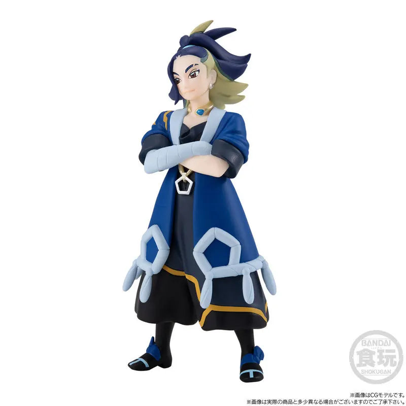 Bandai Original Pokemon Anime Figure SCALE WORLD Hisui Adaman Leafeon Action Figure Toys for Kids Gift Collectible Model