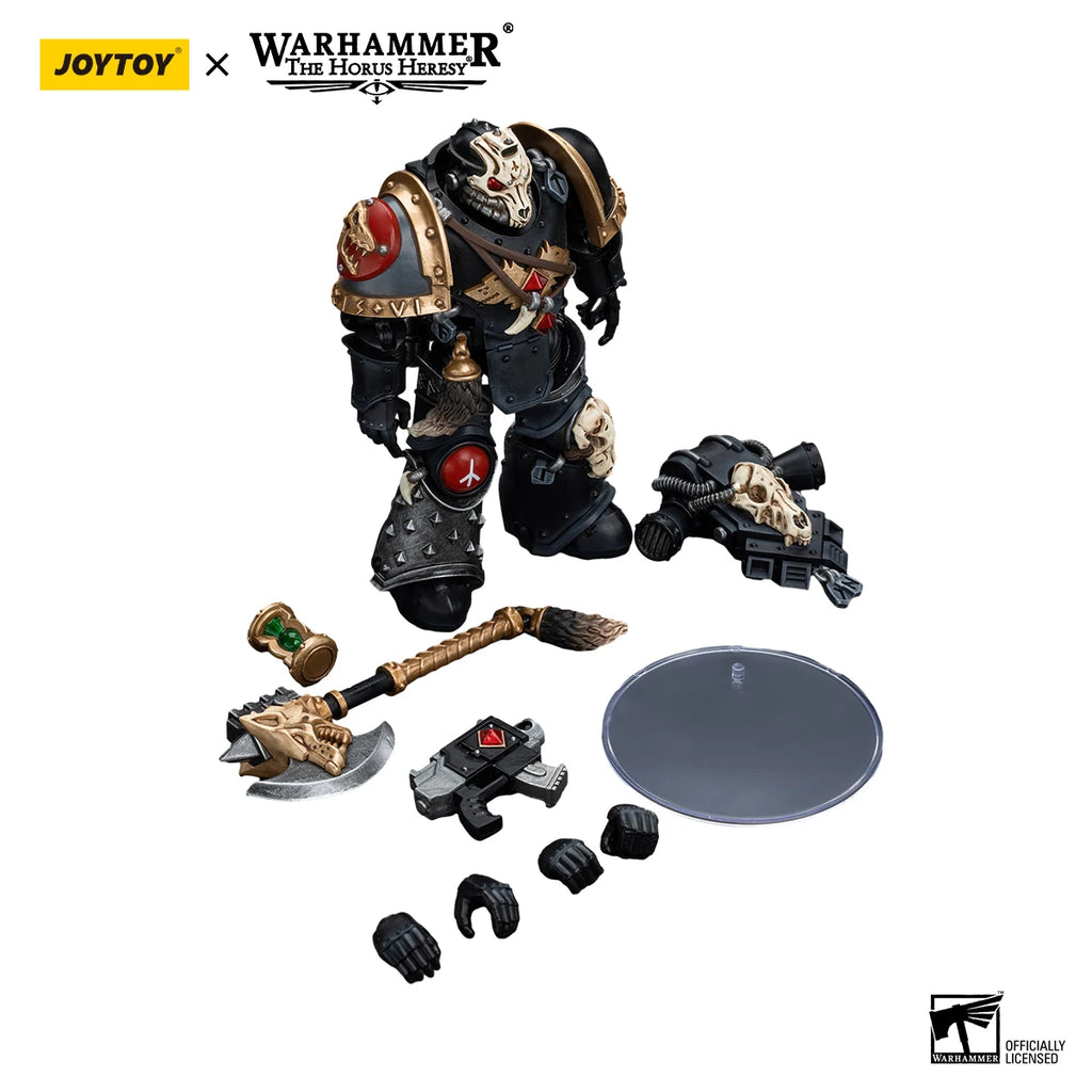 Joy Toy Warhammer 40K Space Wolves Geigor Fell-Hand Action Figure 1/18 12cm Collectible Children Toys Warhammer Birthday Gift