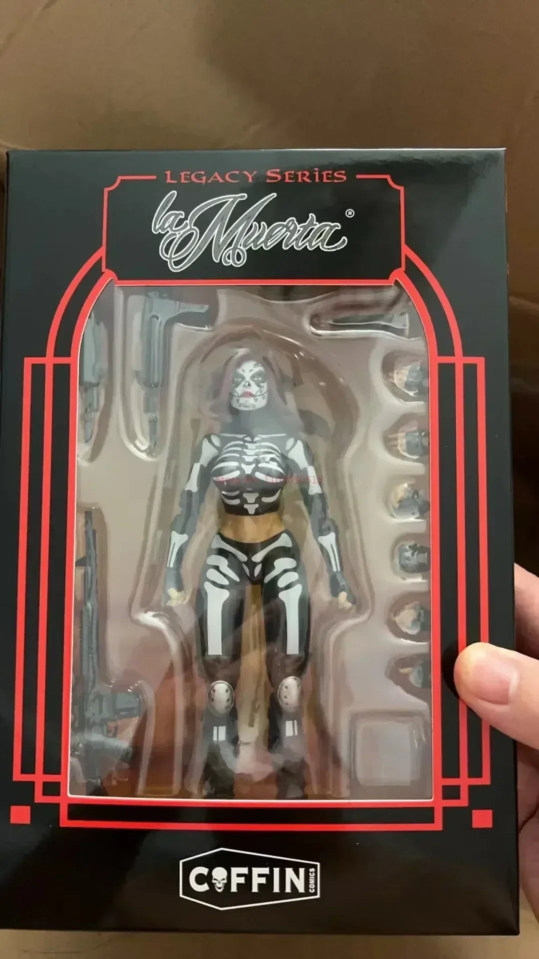 6-Inch Genuine 2024 Executive Replicas 1/12 Scale La Muerta Chaotica Lady Satanus Anime Figure Female Soldier Model Kids Gifts