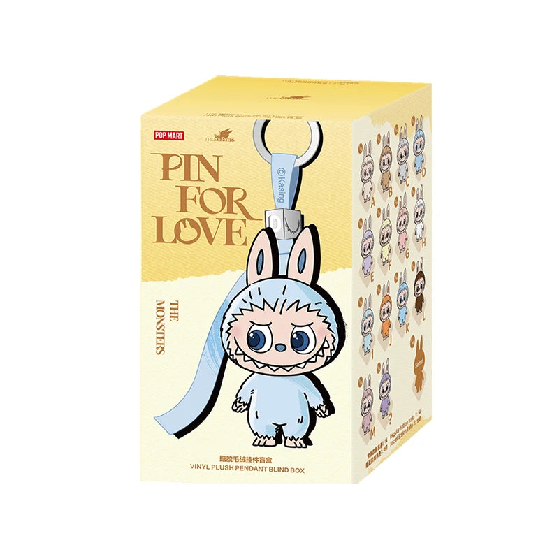 POPMART Labubu The Monsters Pin For Love Series Blind Box Original Labubu Toy Kawaii Anime Action Figure Mystery Box Girls Gifts