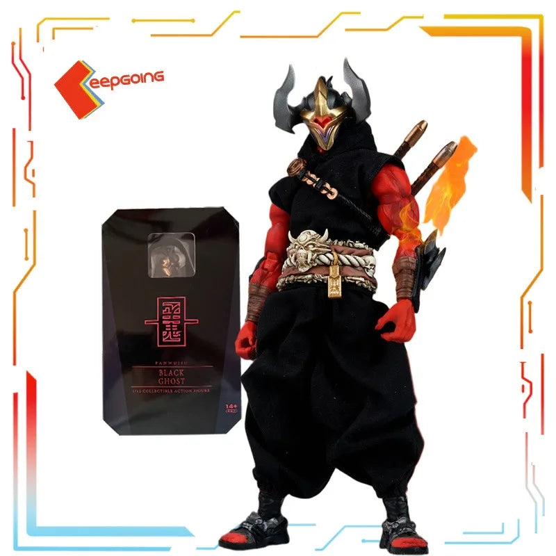 In Stock KEEPGOING Original Ghosts Series Black and White Impermanence Action Figure Model Toys Collectible Model Gifts for Boys
