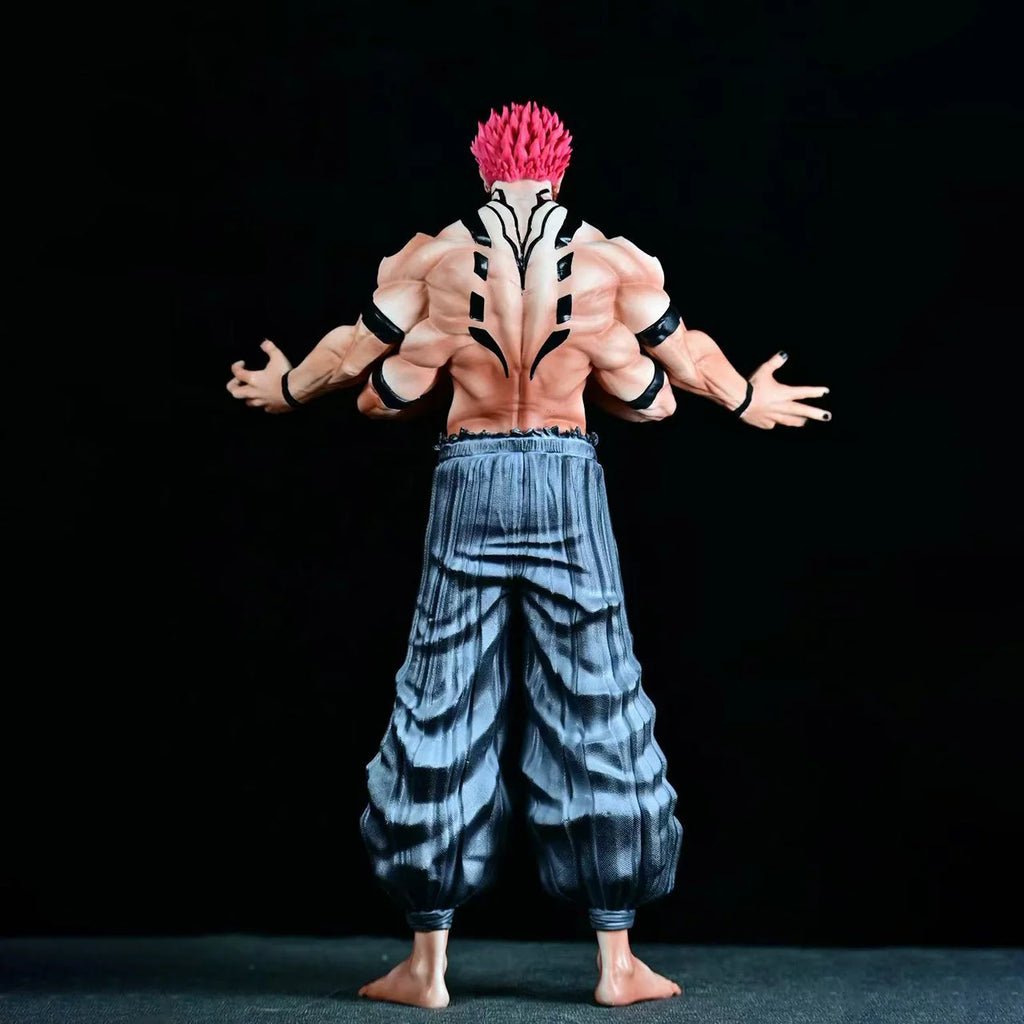 32cm/12.6inch Anime Jujutsu Kaisen Figures Ryomen Sukuna Action Figure Pvc Collection Statue Model Ornament Doll Toys for Gifts